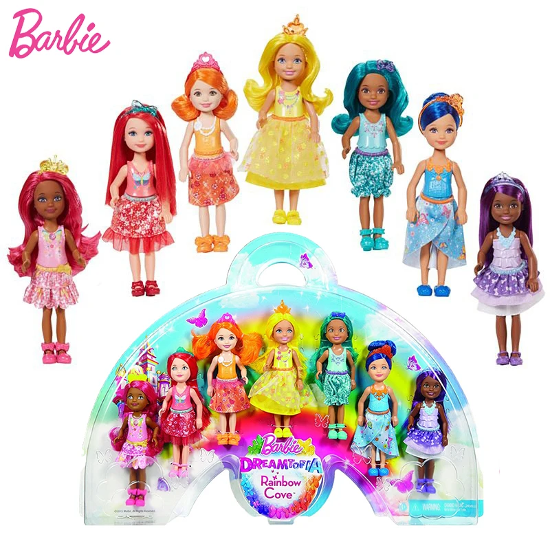 

Original Barbie Dreamtopia Rainbow Cove Doll Mini World Barbie Dolls for Girls Birthday Fashion Toy for Girl Brinquedo Juguetes