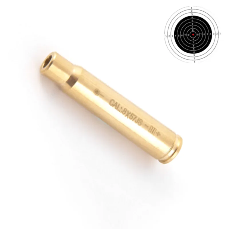 8x57 JS Laser Boresighter 8x57JS Caliber Laser Bore Sighter Cartridge Red Boresighter Collimator