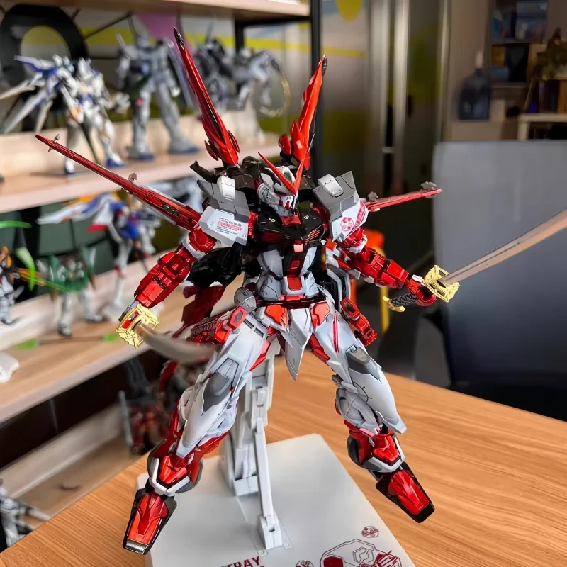 Em estoque da ban mg robô herético vermelho brinquedo modelo armadura mecânica ação colecionáveis decoração de alta qualidade modelo figuras presentes