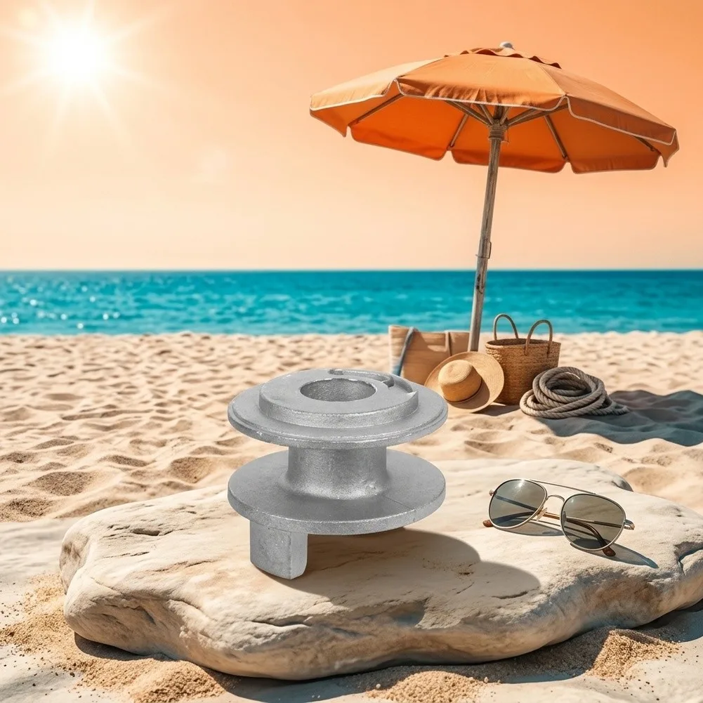 For Outdoor Patio Relaxation Silver Umbrella Crank Handle Outdoor Umbrella Part Robust Polypropylene Construction