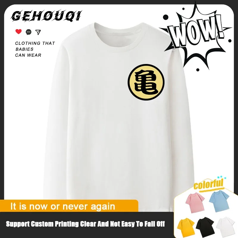 

Seven Dragon Ball Joint T-shirt Long-sleeved Men 2024 New Autumn Wukong Magic Wu Rice Turtle Fairy Wu Dao On Clothes