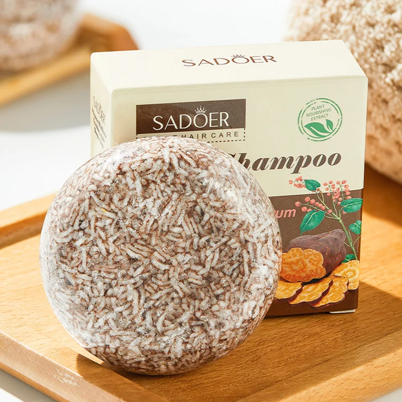 صابون الشعر SADOER Polygonum Multiflorum شامبو صلب للتحكم في الزيت ومضاد للقشرة والتطهير العميق وإصلاح شامبو الشعر الجاف التالف #1