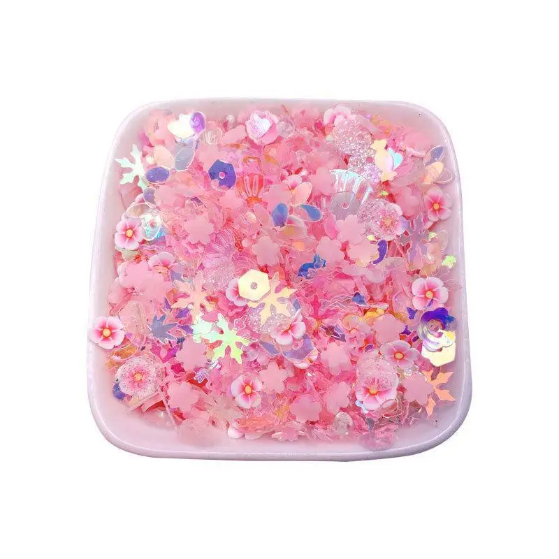 10g Luminous Soft Clay Sequins Polymer Clay Sequins Glitter Slices For DIY Nail Art Mobile Mixed Patches Jewelry Decor