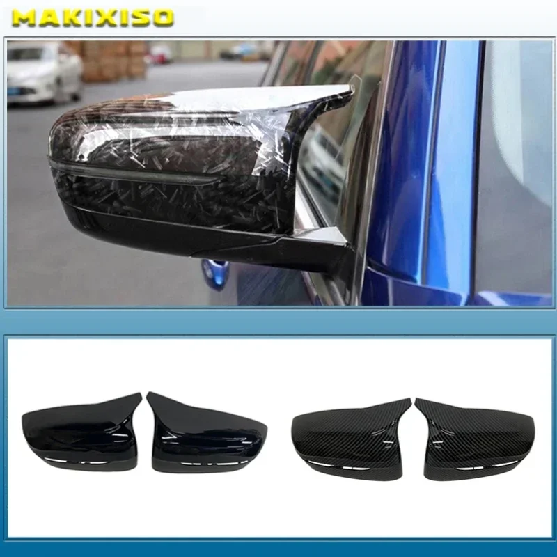 Spiegelabdeckung M-Style Auto-Seitenspiegelkappe für BMW 3 4 5 7 8 Serie G20 G21 G30 G38 G22 G23 G11 G12 G15 G16 LHD RHD