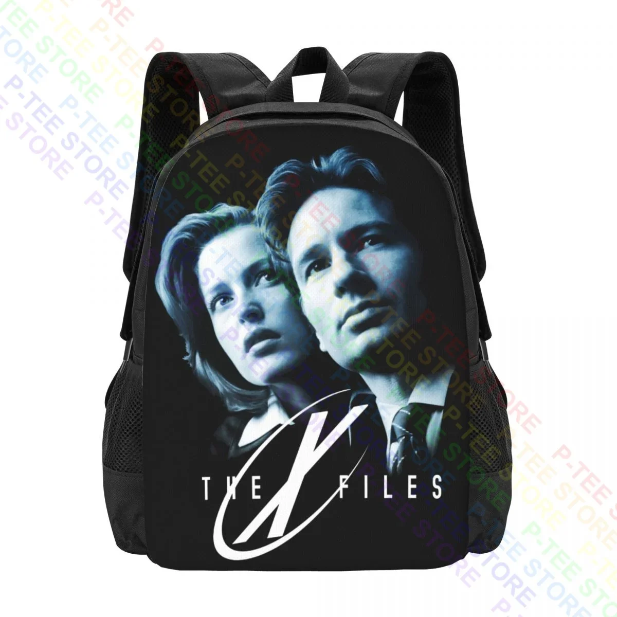 X Files Team Sculder Men'S Tv Fox Mulder Dana Scully Fbi Special AgentsBackpack Large Capacity Portable School Sport Bag