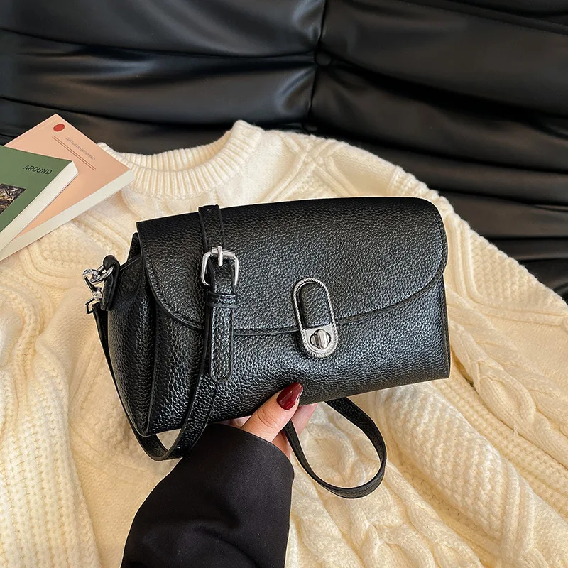 

High Sense Mini Fashion Small Square Bag Women's 2026 Winter Simple and Versatile Shoulder Bag Niche Trend Casual Women's Bag