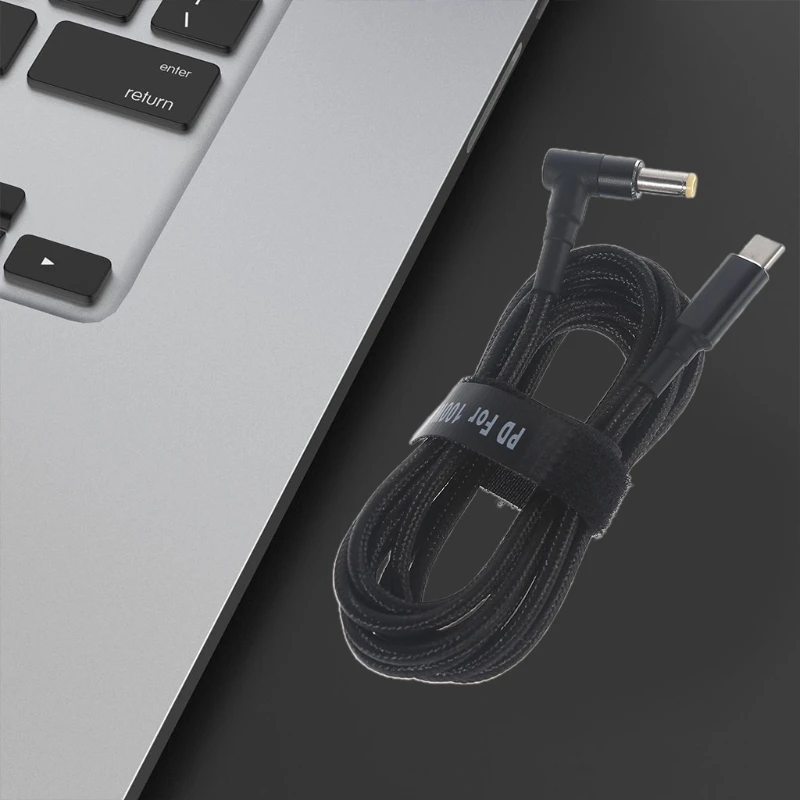 USB Type C to for DC 5.5 1.7 mm Power Plug PD Charging Cable