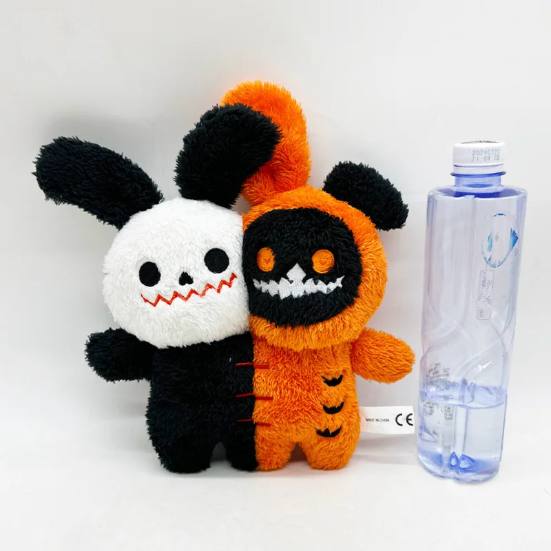 ハロウィン新作ジェミニゴーストぬいぐるみ　ダブルヘッドステッチングモンスタードール　フェスティバル列整理飾りおもちゃ　ダークラビットボーイギフト