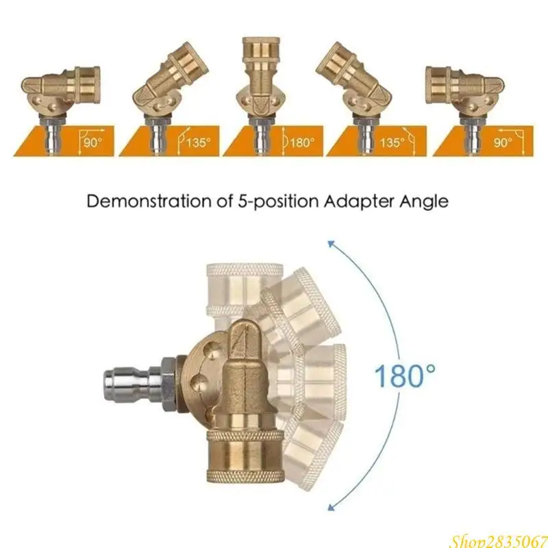 

Эффективный поворотный соединительный стержень, резьба 1/4 дюйма, длительный срок службы, модернизация муфты для мойки под сопла