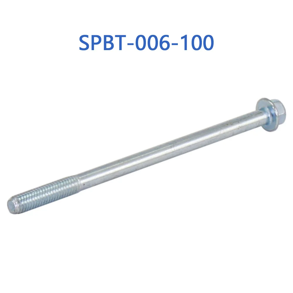 SPBT-006-100 Bolts M6 100mm For GY6 50cc 4 Stroke Chinese Scooter Moped 1P39QMB Engine