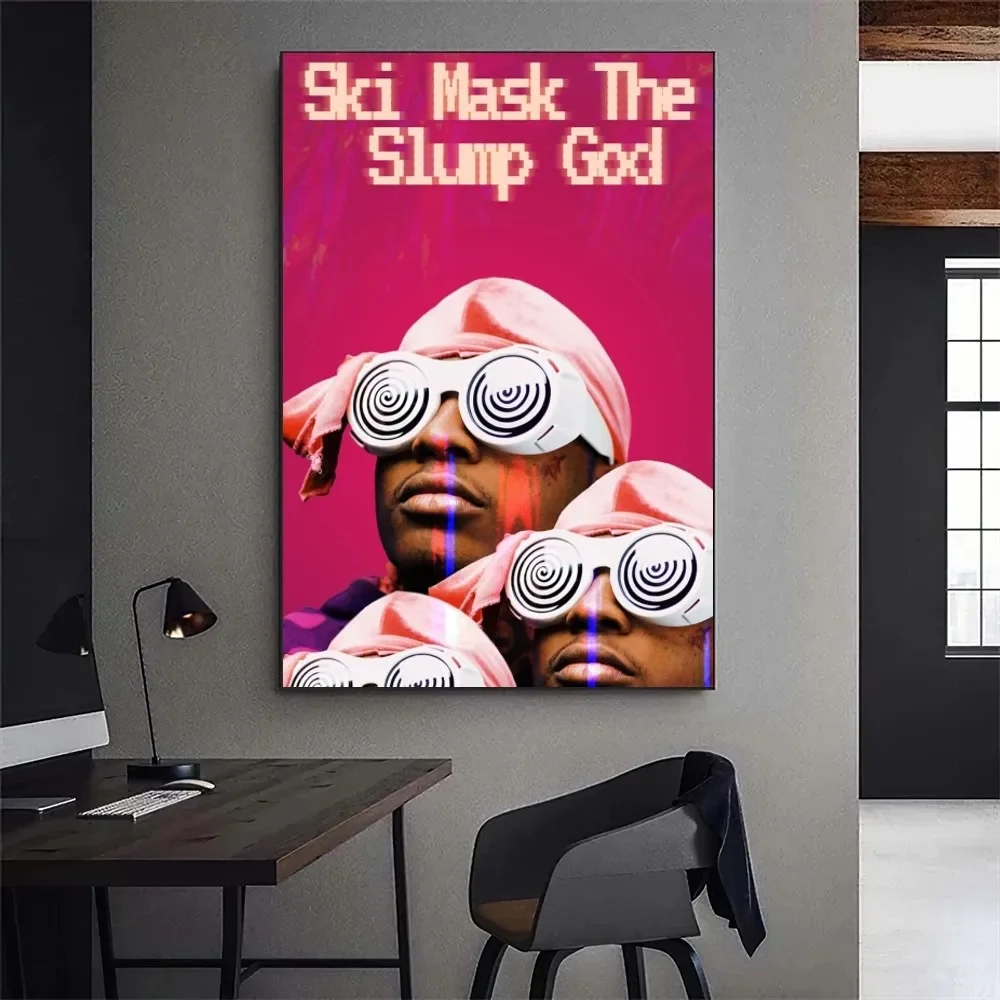 Ski Mask the Slump God Stokeley Rapper Poster Gallery Prints Painting Wall Canvas Pictures Living Room Sticker Small
