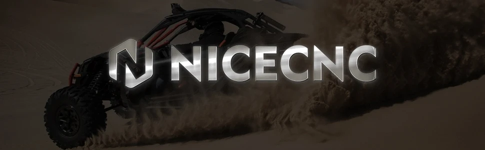 NICECNC Für CAN AM Maverick X3 UTV Hinterachs-Stabilisator-Klemmhalterung Max R 4x4 XDS XMR XRC XRS Turbo DPS 2017-2024 Aluminium – Detail 1
