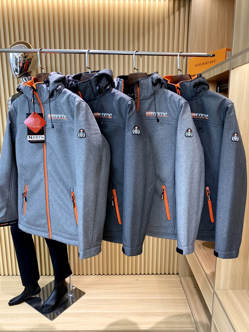 الشمال أسطورة في الهواء الطلق الرجال Fce اصطف لينة ell Jaet مقاوم للماء الخريف الشتاء معطف يندبروف الشباب Faion معطف مقنع