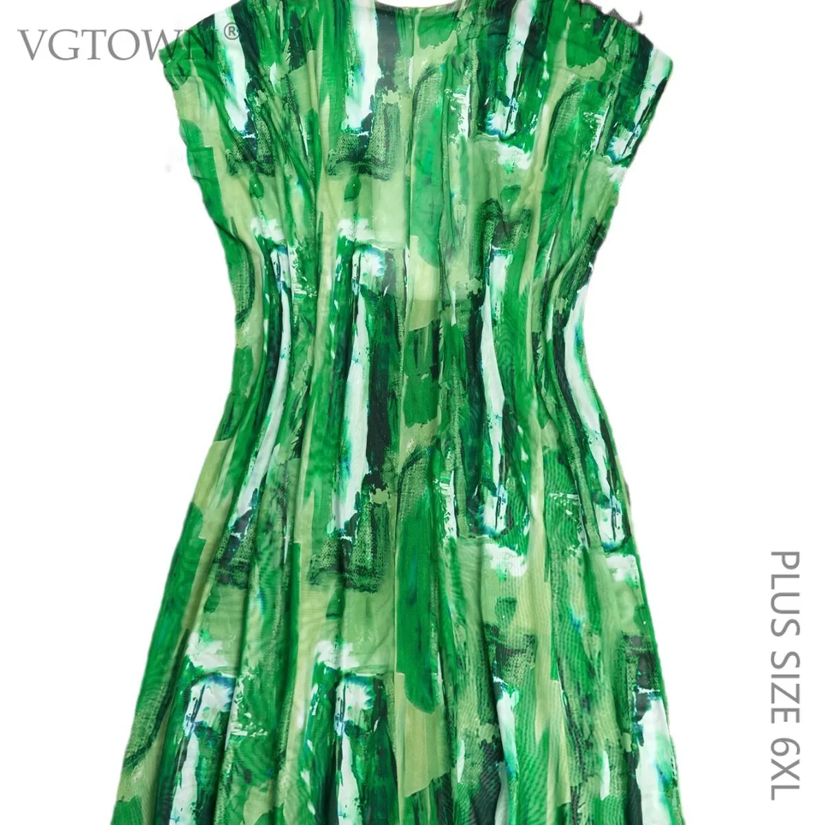 Vestido estampado bohemio de talla grande caftán ropa de descanso traje de baño largo cubrir Maxi ropa de playa traje de vacaciones