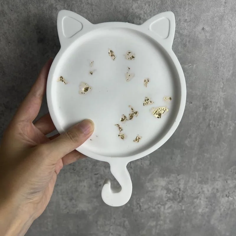 Weihnachten Katze Elch Geweih Geformt Tablett Silikon Formen Handgemachte Diy Handwerk Weihnachten Schmuck Werkzeuge Keramik Form Hause Dekorative