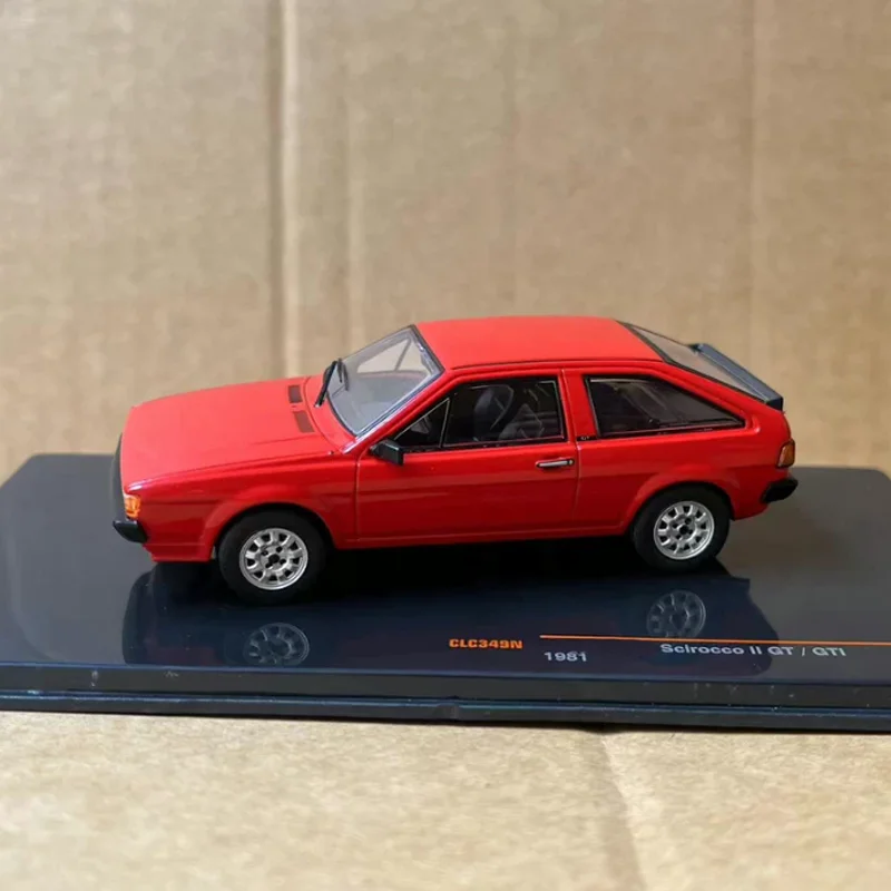 

IXO 1/43 SCIROCCO II GT/GTI 1981 Alloy Red Car Model Adult Classic Collection Display Ornament Gift Souvenir