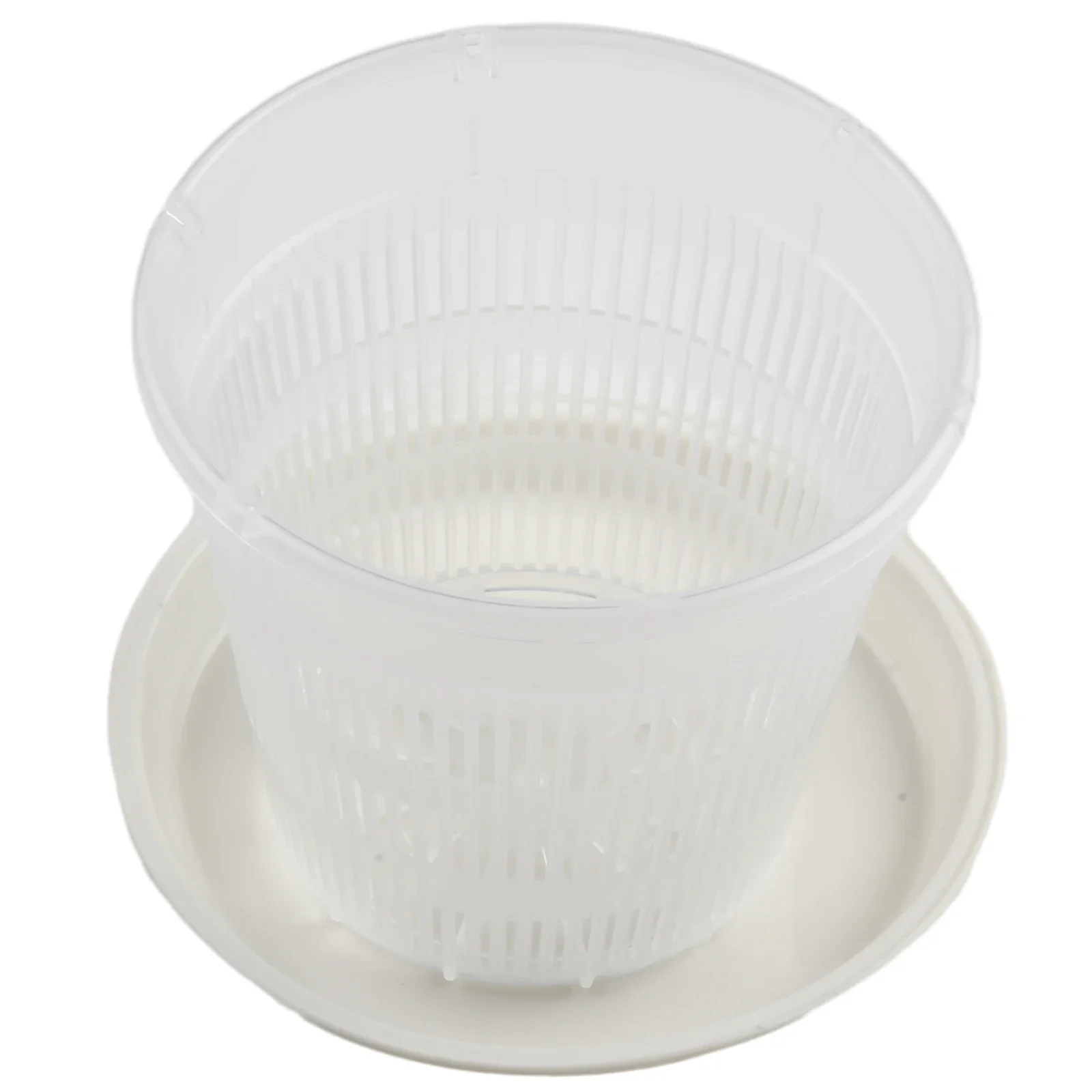 

1pc Transparent Plastic Flower Pot Root Controlled Orchid Planting Pot With Stomata Grow Box Garden Nursery Transplant Pot