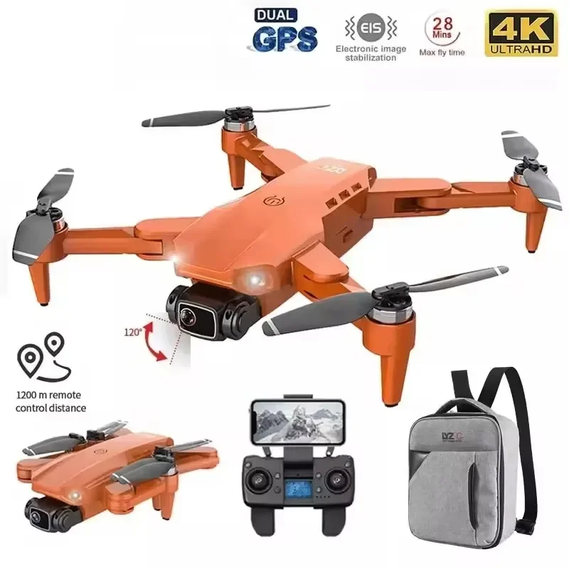 

Drone L900 Pro 4K Professional 5G GPS HD Dual Camera Photography Brushless Foldable Quadcopter RC Distance 1.2KM Drones Toys