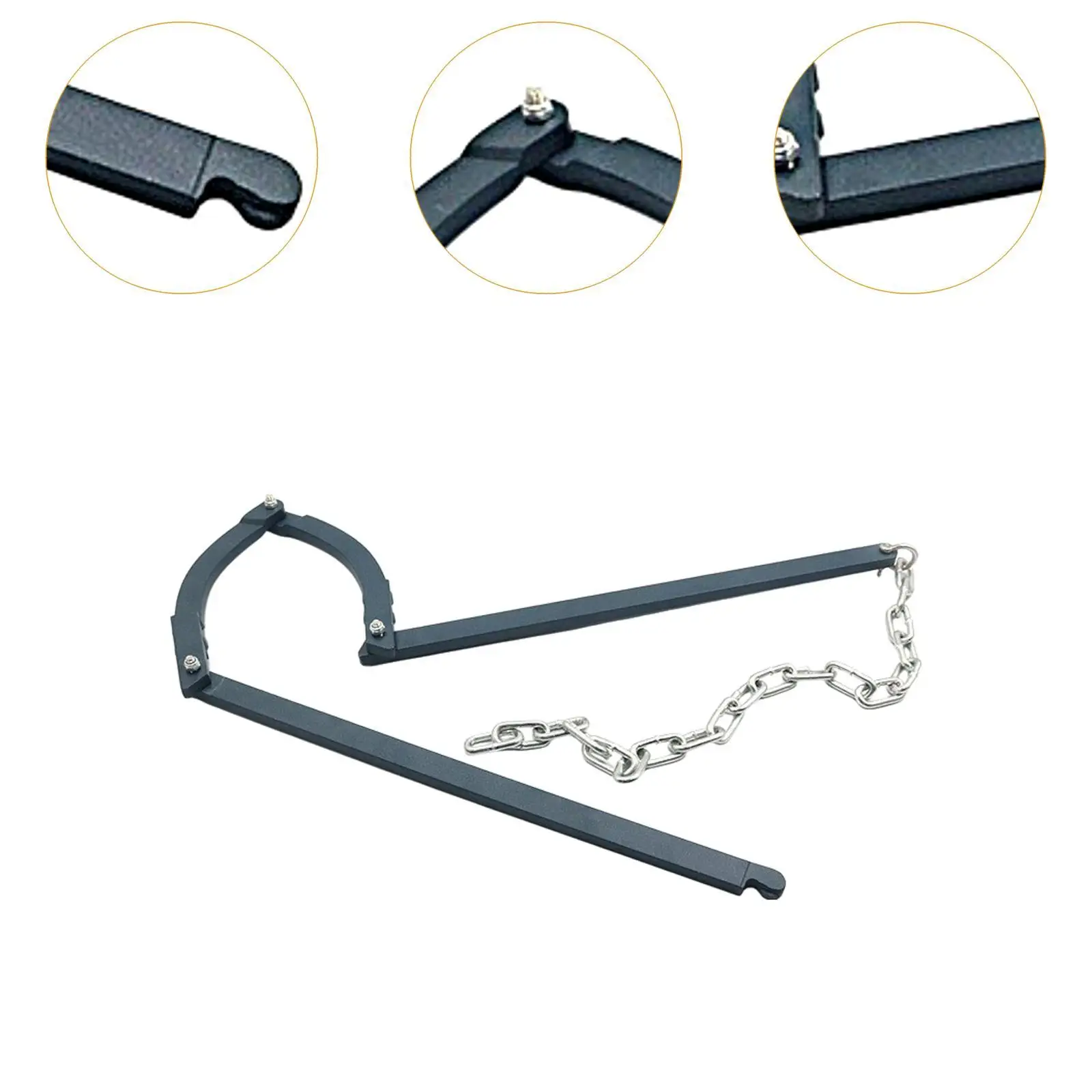 Fence Stretcher Iron Retainer Easy to Use Fence Repair Tool Practical Sturdy Professional Heavy Duty Fence Fixer Wire Tightener