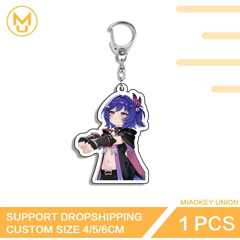 Prune Genshin Impact Lovely Y2K Pendant Keyring Charming Hanging Ornament Adorable Portrait Creative Personality Amusing Jewelry