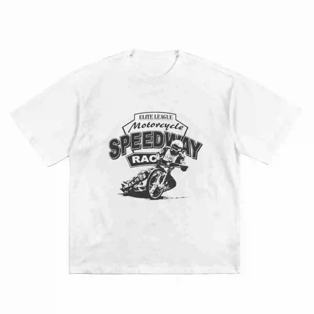 Speedway Racing Short Sleeve Tee 100% Cotton T-Shirt