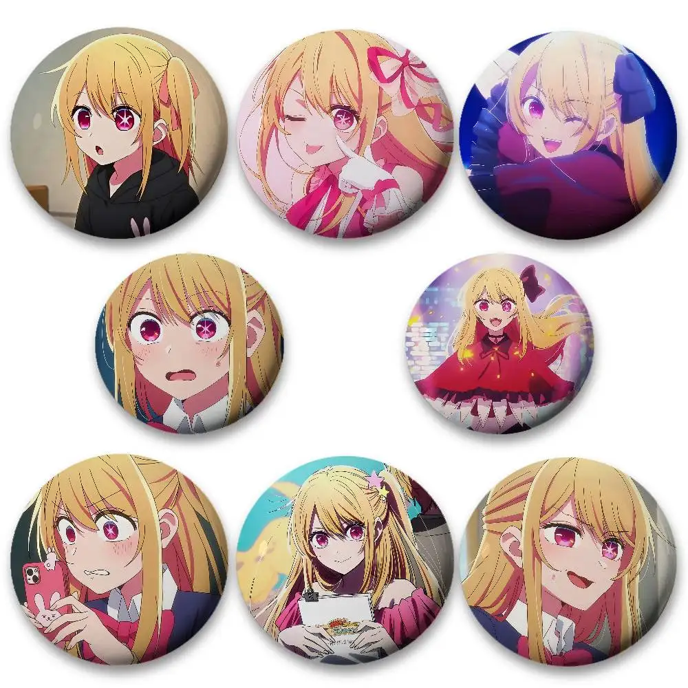 Anime Cute Ruby Hoshino For Clothes Anime Enamel Pin Cute Things Cartoon Cosplay Badges On Backpack Brooch Art Gifts