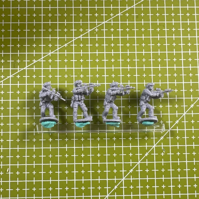 

1/72 Resin Model Kit Gk, Special Forces 4-person Model, Unpainted