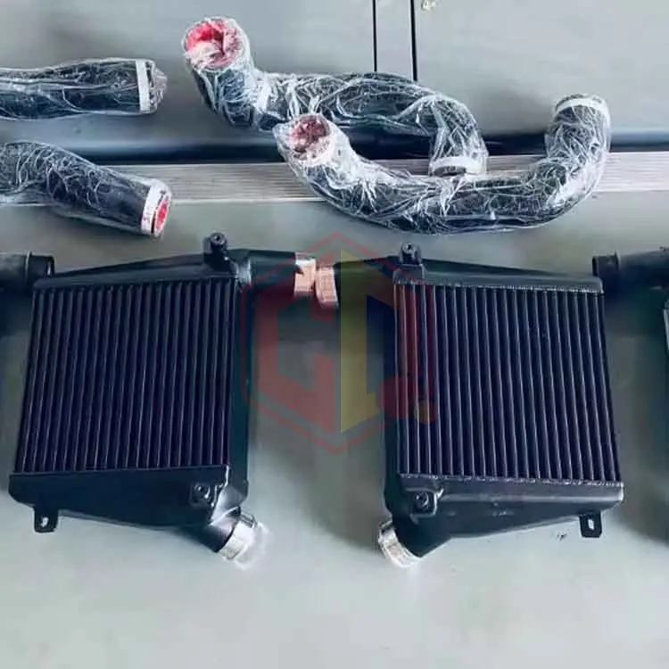 Distributori di parti di sintonizzazione automatica Kit intercooler per montaggio anteriore Intercooler per Porsche Panamera