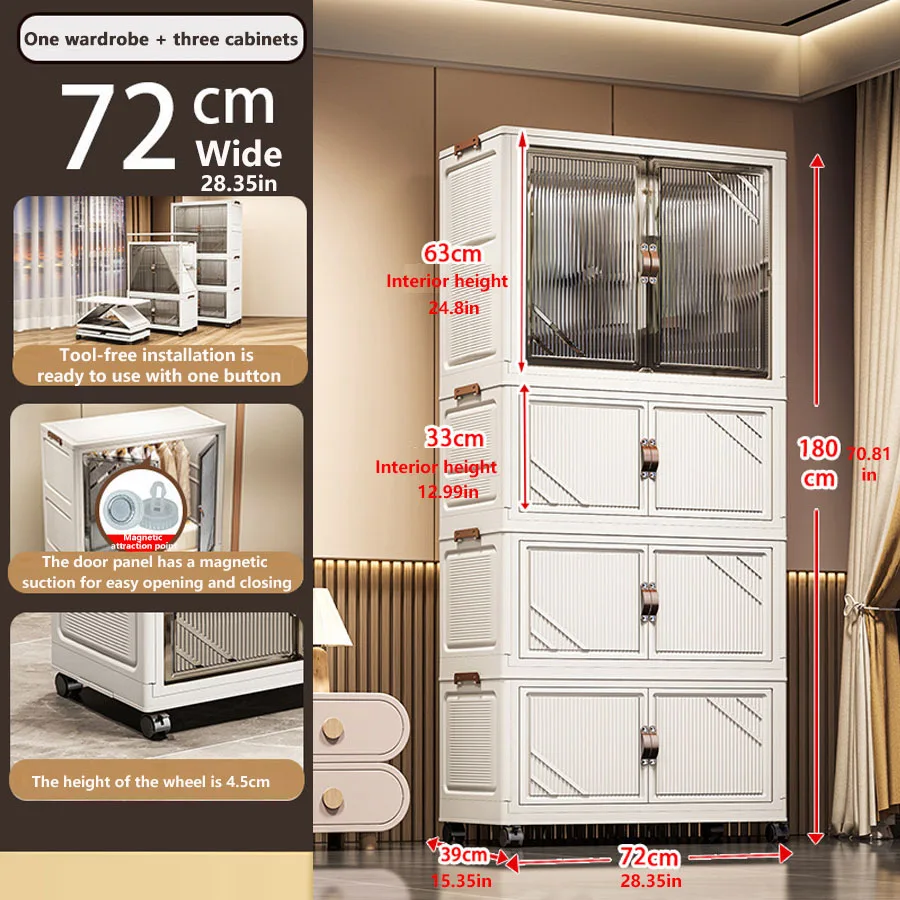 72 1 large 3 small