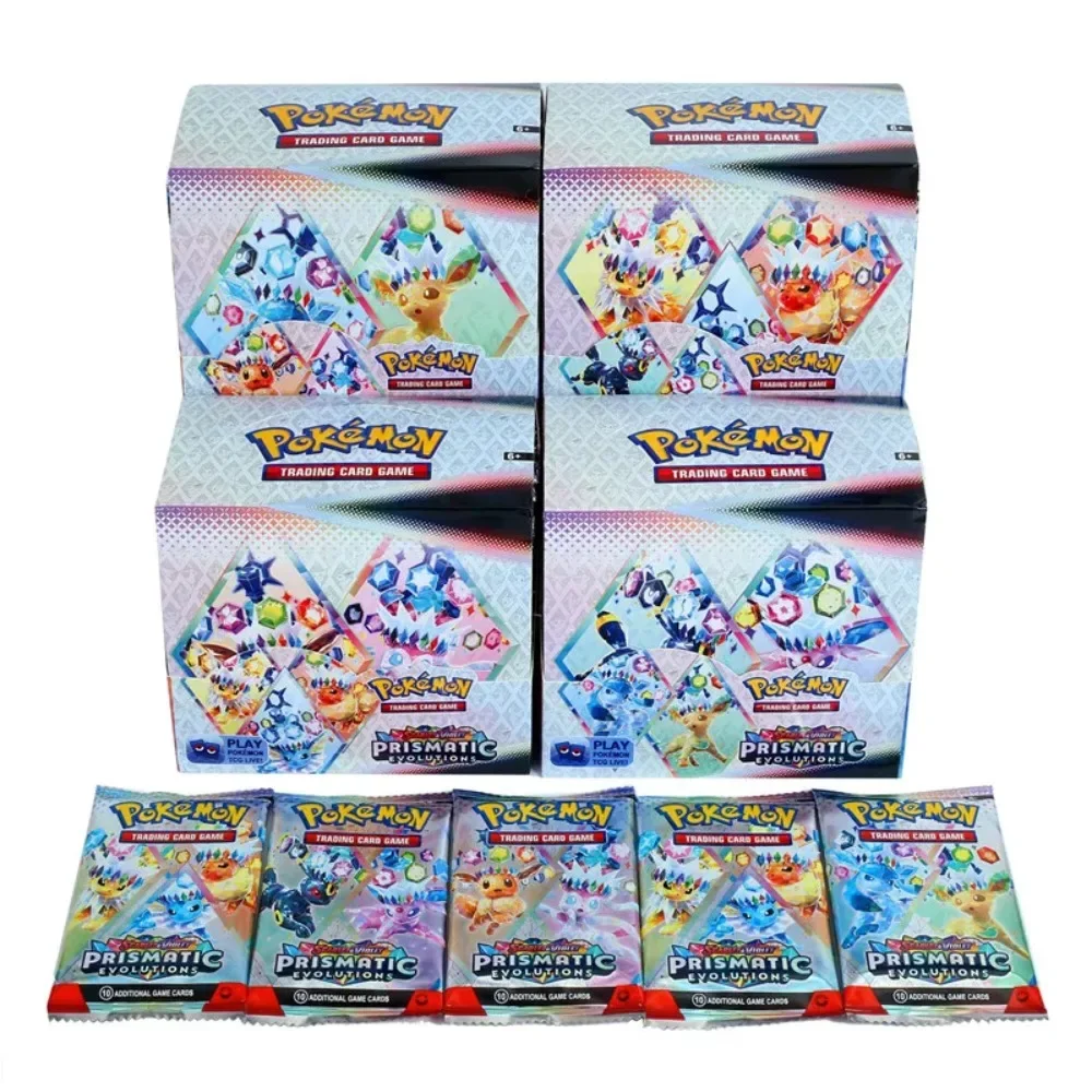 

Набор из 360 карт Pokemon Scarlet & Violet Prismatic Evolutions: Английский бустер-бокс Pokemon Battle 151 Ultra Prism Booster Battle Card
