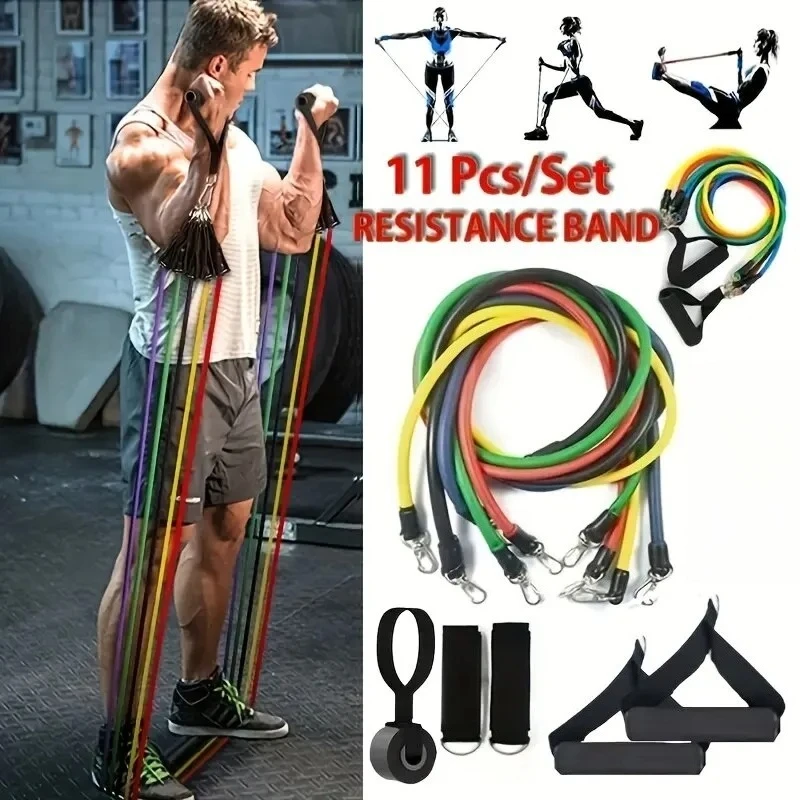 Bandas de Resistencia para Hombre Portátil 11Piezas