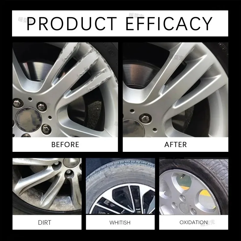 Quick Response Iron Oxide Eliminating Spray Automobile Rust Cleaner Fit For Brake Disc Wheel Hub And Car Exhaust Pipe Parts view 5