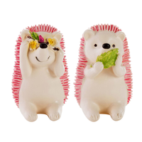 2 Pcs Toothpaste Child Clothes Rack Electric Razor Hedgehog Toothbrush Organizer Cartoon Holders