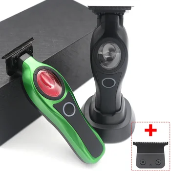 Trymer do brody dla mężczyzn T-Blade maszynka do włosów podstawa maszyny ładowarka maszyna do ścinania włosów ostrze DLC maszyna do strzyżenia dla salonu fryzjerskiego