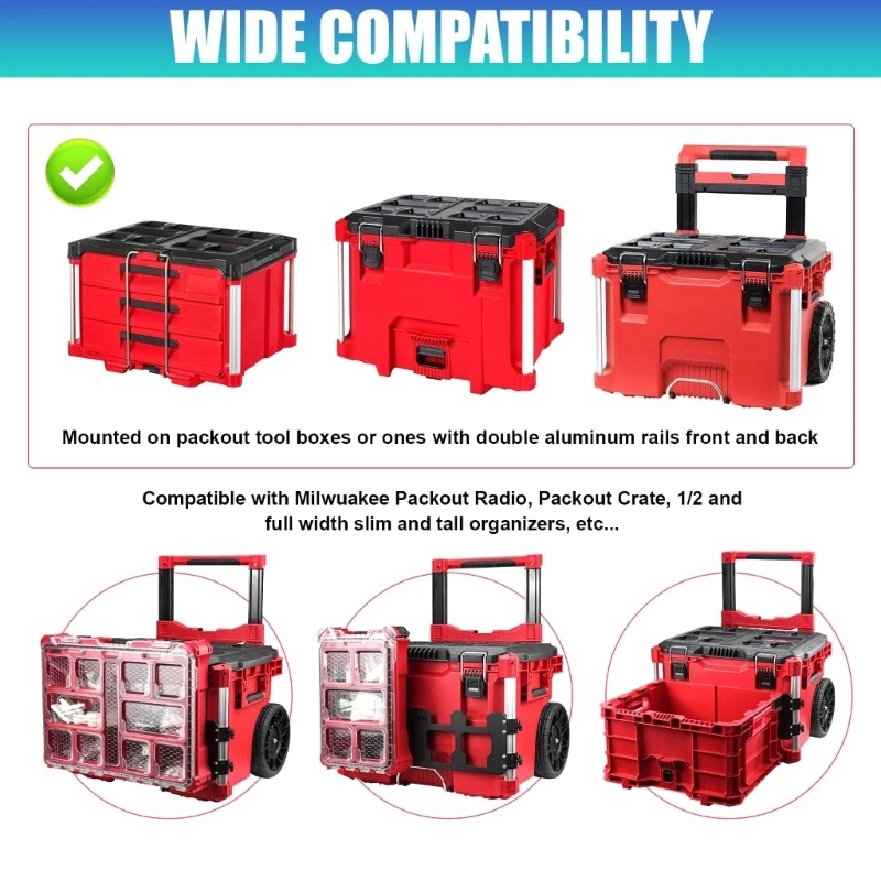  No Drill Required Ready Tool Rack For Work Cases Including Rapid Disconnect Convenience