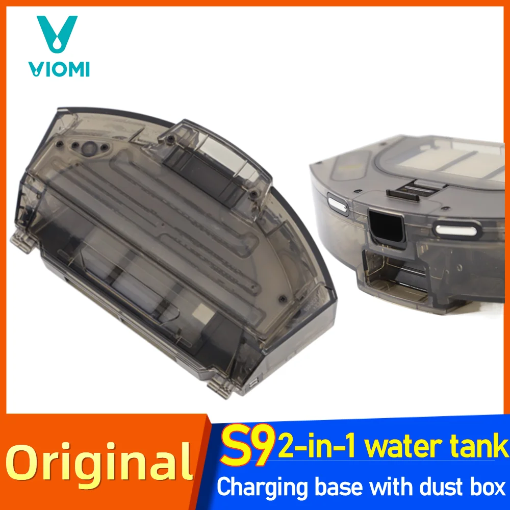 

Original Viomi S9 2 in 1 Water Tank With Dust Box Charging Base Robot Vacuum Cleaner Accessories High Efficiency Filter