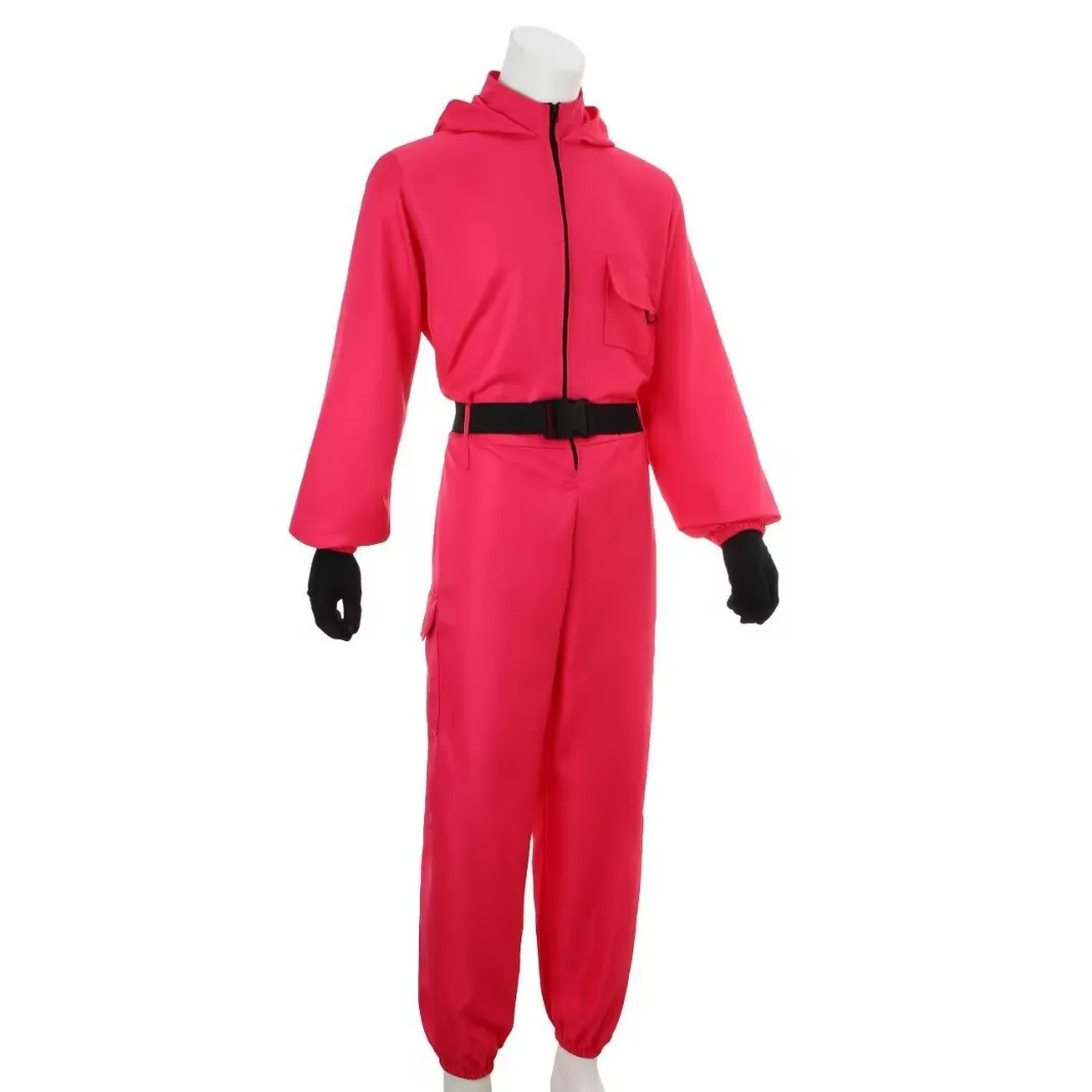 

New Red Calamari Cosplay Costume Games Jumpsuit Party Tracksuit Outfits Props Role Play Classic Costume