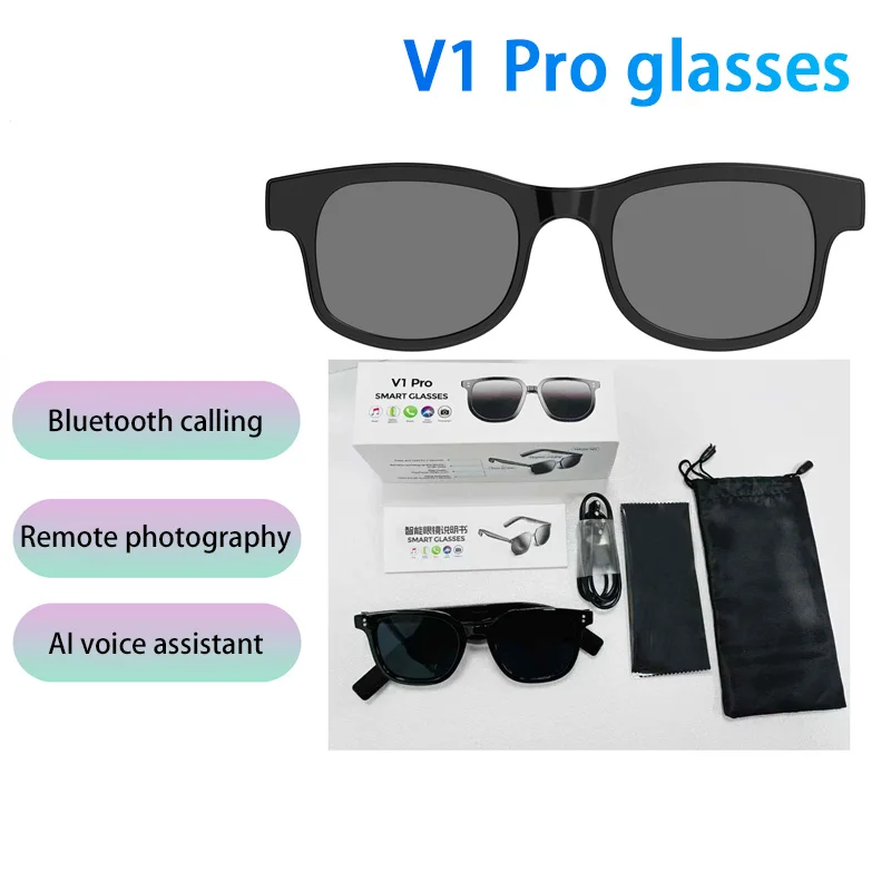 

Недорогие умные очки для улицы BT5.3 HD Call Music Беспроводные наушники Умные солнцезащитные очки для мужчин и женщин Модные солнцезащитные очки НОВЫЕ