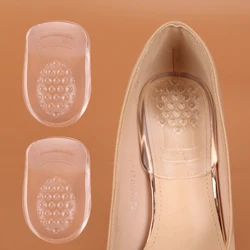 Silicone Gel Heel Cups - Shoe Inserts for Plantar ache, Sore Heel Pain, - Pad and Shock Absorbing Support for Women (1 Pairs)