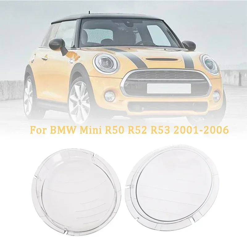 

Car Headlight Clear Lens Lampshade Halogen Headlamp Shell Cover For BMW MINI R50 R52 R53 2001-2006