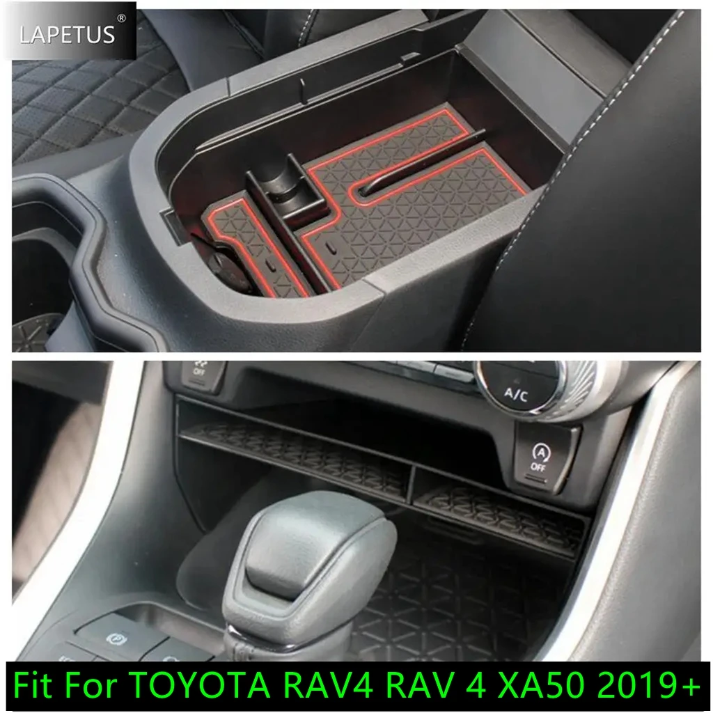 

Car Armrest Storage Box / Central Control Container Pallet Holder Tray Cover Accessories For TOYOTA RAV4 RAV 4 XA50 2019 - 2024