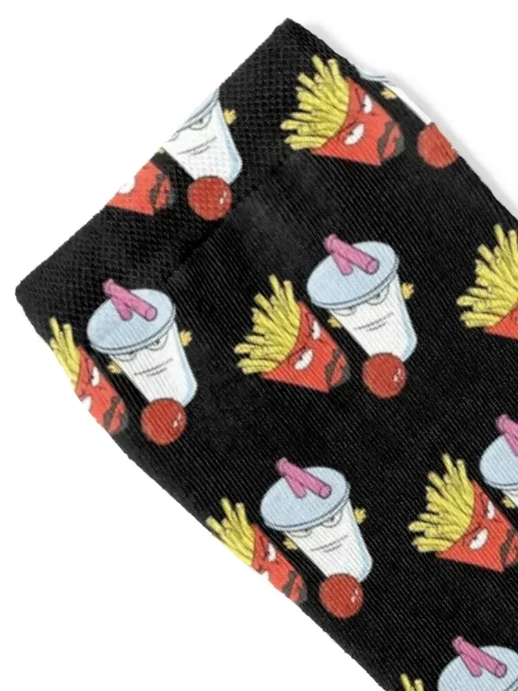 Frylock Meatwad Master Shake Aqua Teen Hunger Force Socks gym anti slip football Argentina compression Socks For Men Women's