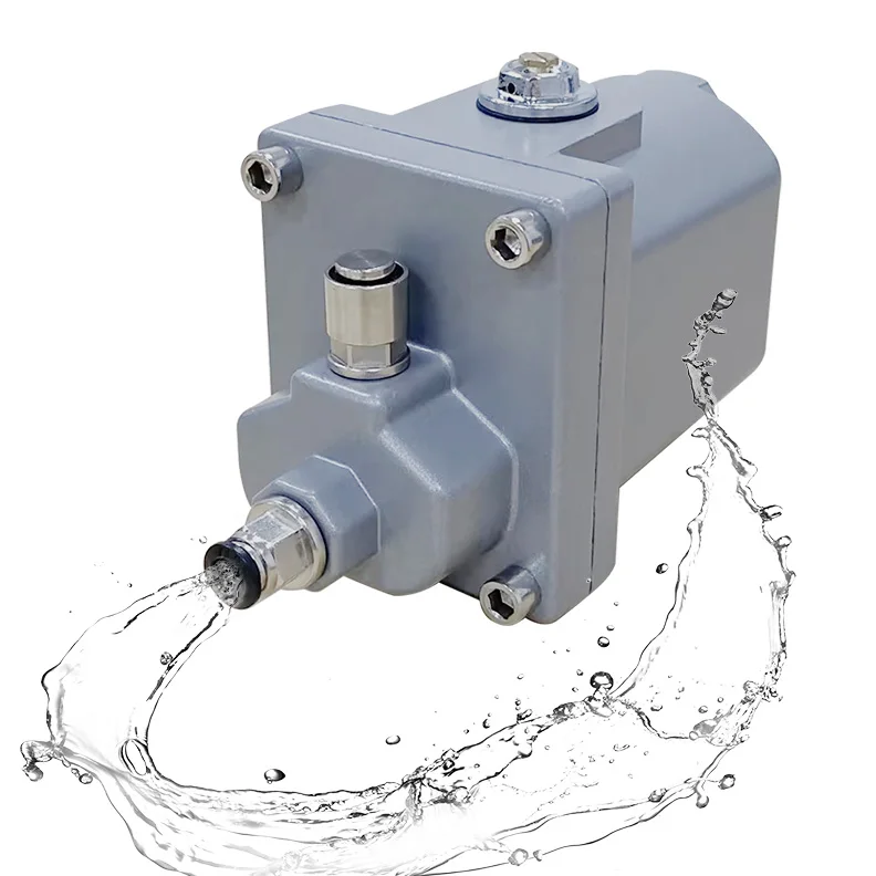 Pneumatic Auto Water Drainer, Low Loss Anti Air Blocking Durable Die Cast Shell Noiseless Automatic Drain Valve for Air Tank