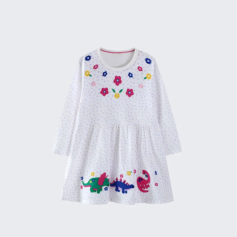 

Children's Clothing2025Autumn New Girls Long Sleeve Dress Autumn Princess Dress Girls Skirt