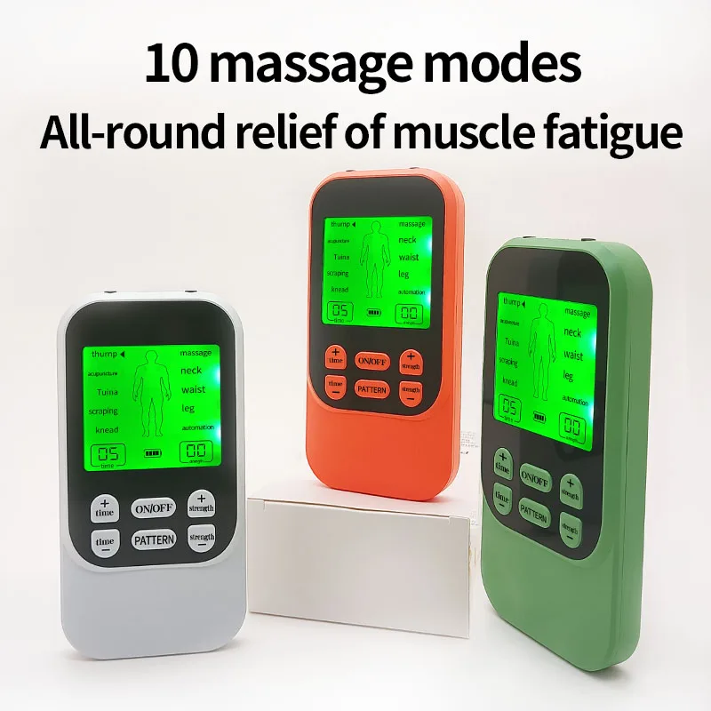 

Electric relaxation muscle stimulator 10 mode human body EMS pulse neck back waist leg arm physiotherapy massager