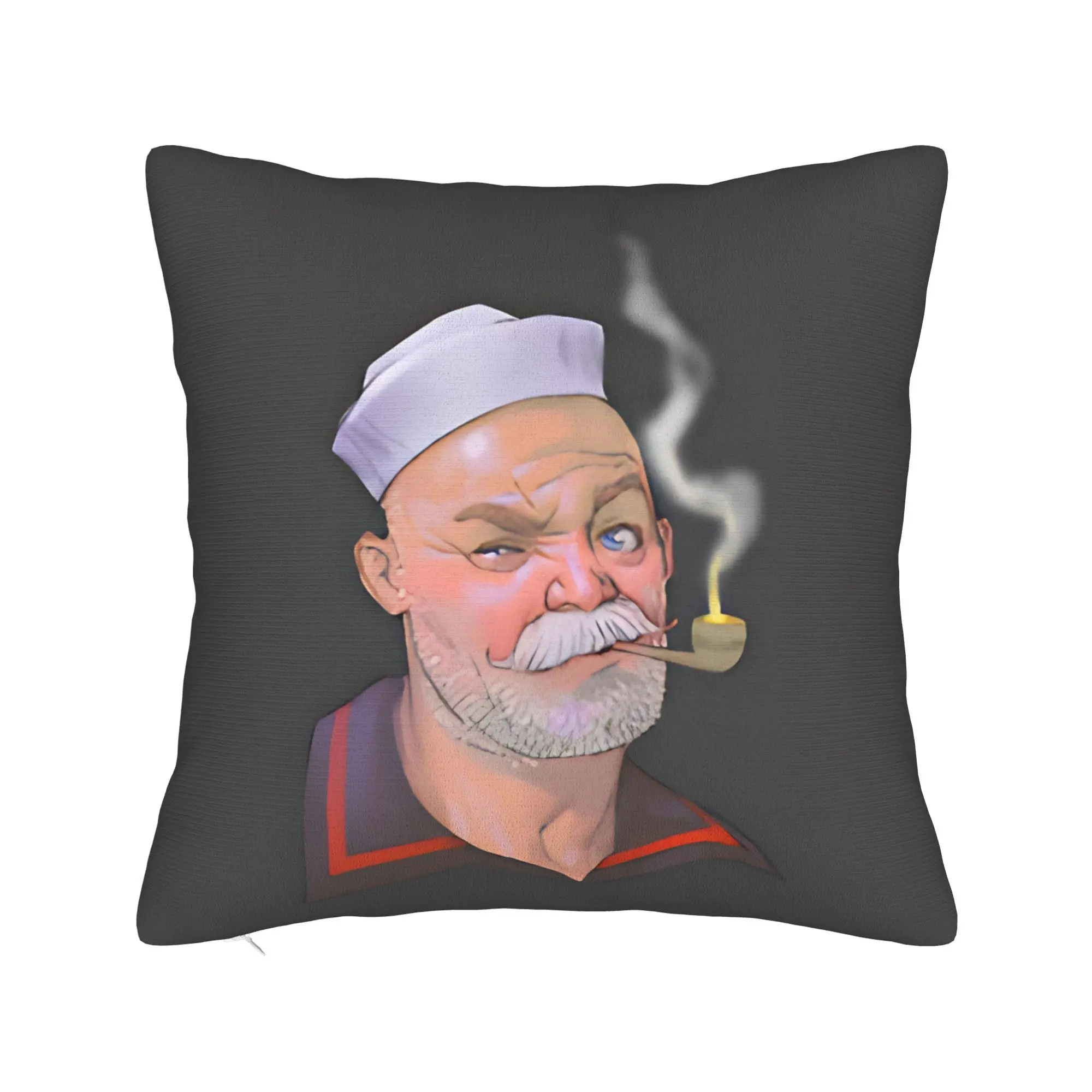 Bluto and Olive Oyl Pillow Case  Soft Pillow Cover Vintage Pillowcases For Sofa Couch Bed Living Room