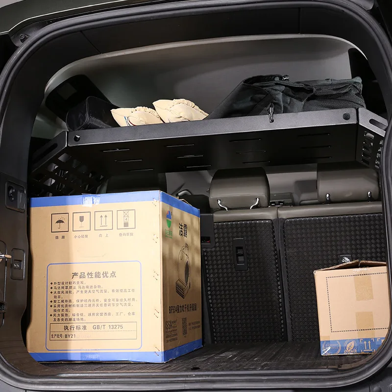

Suetlcoity For Land Rover Defender 110 2020-2024 Car Trunk Cargo Luggage Multi-function Shelf Storage Tray Rack Car Accessories