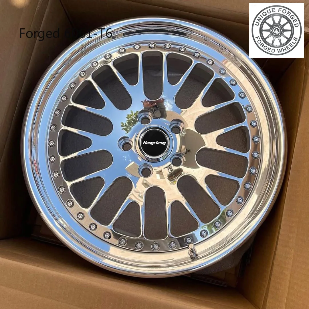

26 Style Deep Dish 2 Piece Super Deep Aluminum 6061-T6 17/18/19/20/21/22/24 5112 5114.3 5*120 Forged Alloy Wheels