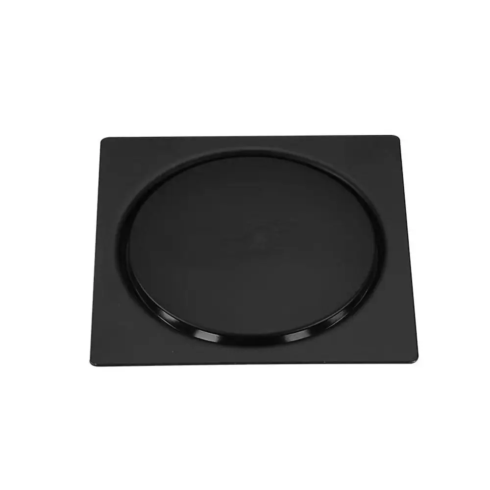 

Removable Square Shower Drain Rust-proof Press Type Bathroom Hair Strainer Waterproof Tiled Insert Floor Hair Catcher Toilets