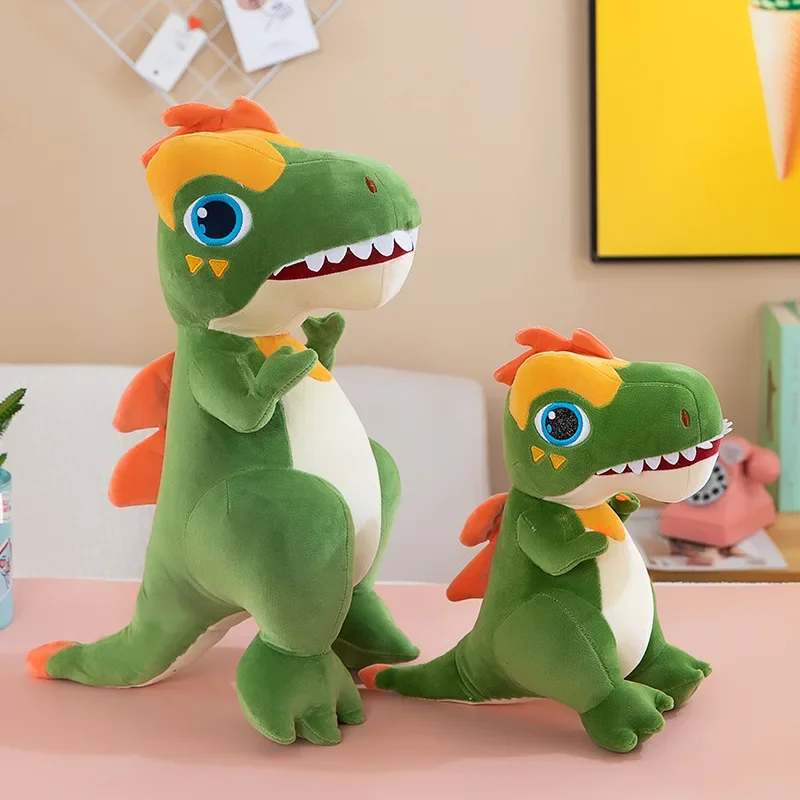 Kawaii Cartoon Dinosaurus Knuffels Kussen Hobby 'S Enorme Tyrannosaurus Rex Pluche Poppen Knuffels Voor Kinderen Jongens Speelgoed Geschenken